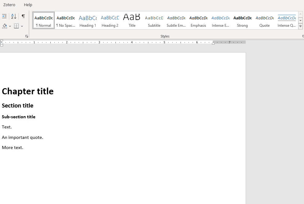 Word Document Writing Chapter Introduction To Writing Chapters In Microsoft Word (.docx) - Guidelines ...